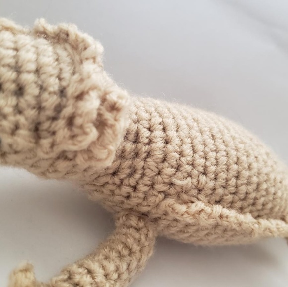Hand Made Bearded Dragon Amigurumi - Picture 2 of 6
